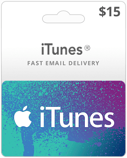 گیفت کارت آیتونز 15 دلاری