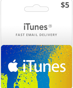 گیفت کارت آیتونز 5 دلاری آمریکا