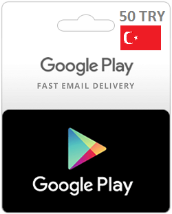 گیفت کارت گوگل پلی 50 لیر ترکیه گیفت کارت گوگل پلی 50 لیر ترکیه
