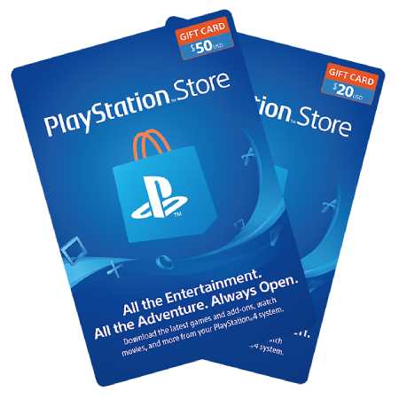 گیفت کارت های PS4