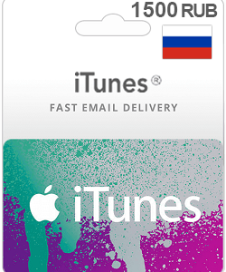 گیفت کارت آیتونز 1500 روبل روسیه