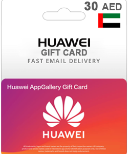 گیفت کارت هواوی 30 درهم امارات