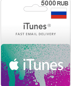 گیفت کارت آیتونز 5000 روبل روسیه