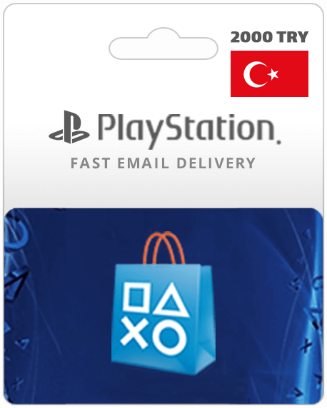 گیفت کارت پلی استیشن 2000 لیر ترکیه